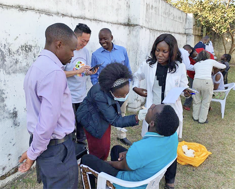 Students at Copperbelt Medical University