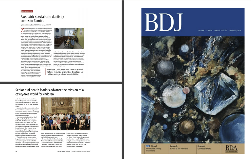 Articles in the BDJ