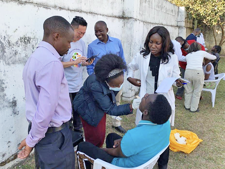 Students at Copperbelt Medical University